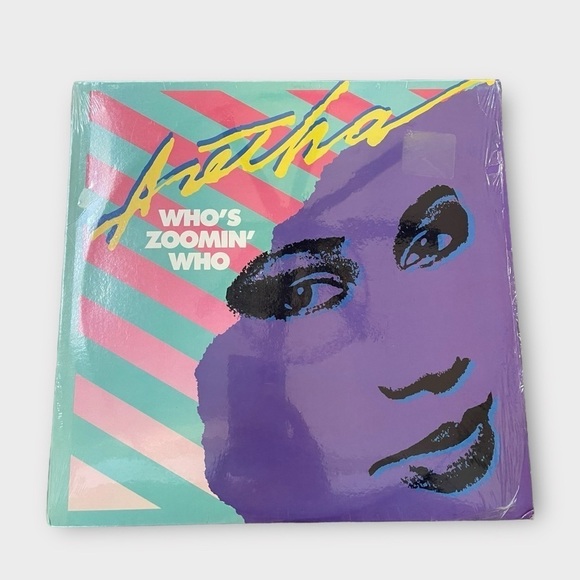 Aretha Who’s Zoomin’ Who Vinyl Record - Picture 2 of 6
